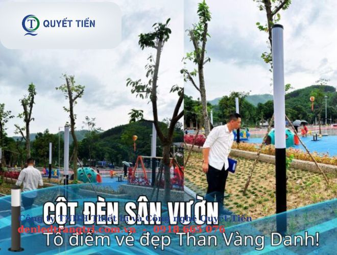 Cột đèn trang trí sân vườn