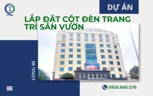Lắp đặt cột đèn trang trí sân vườn