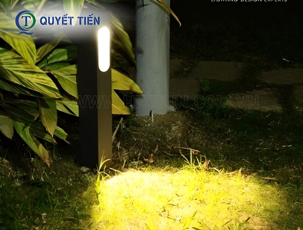 Đèn nấm sân vườn hình chữ nhật LTV