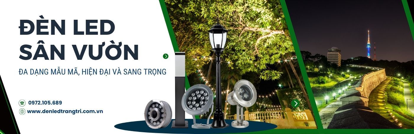 Đèn led sân vườn LTV cung cấp đa dạng mẫu mã