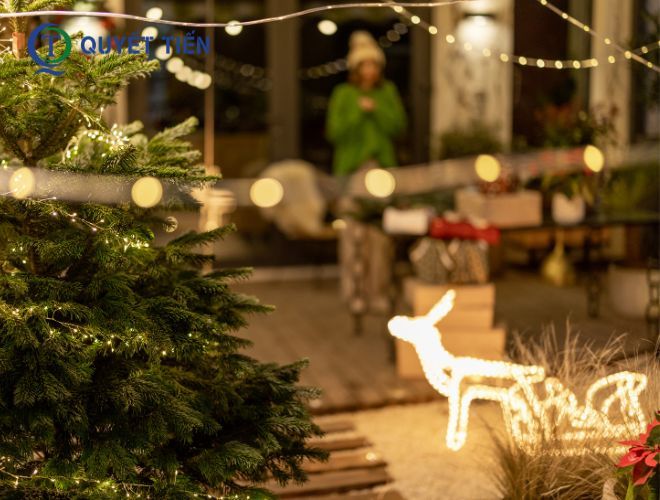 đèn LED dây trang trí sân vườn
