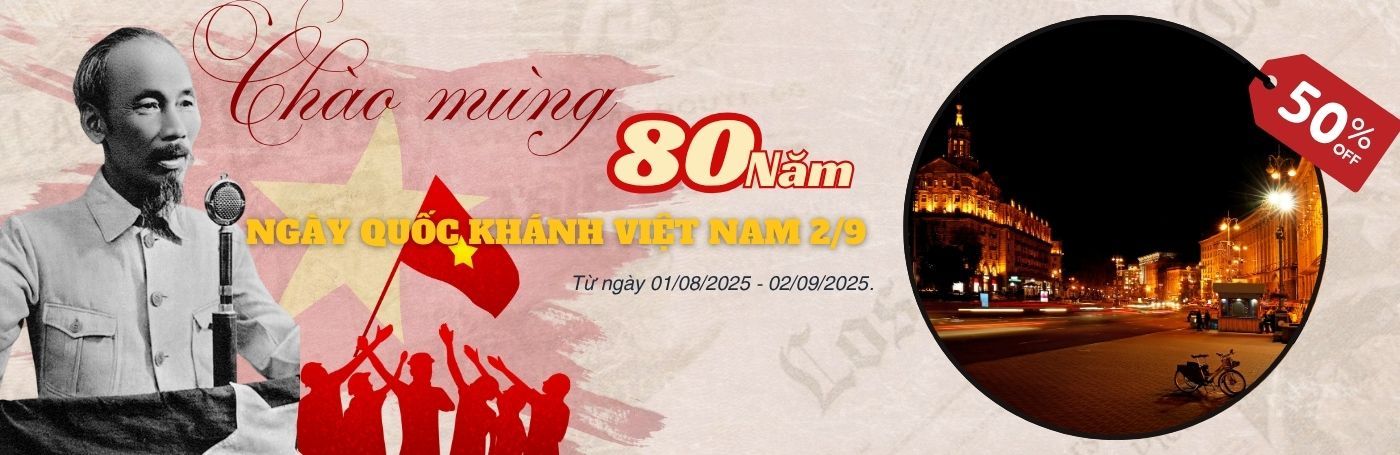 Đèn led sân vườn LTV chào mừng ngày Quốc khánh Việt Nam