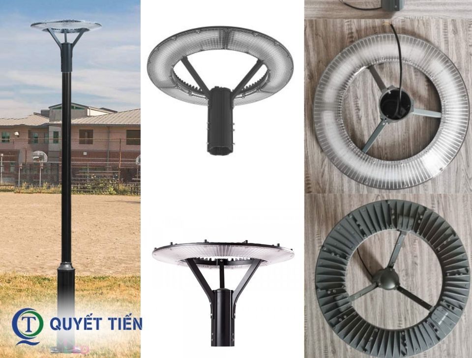 Hình ảnh thực tế cột đèn sân vườn LTV